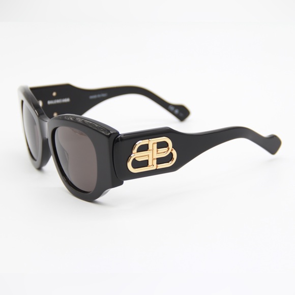 NEW BB0070S 006 NEW COLLECTION BLACK WOMEN BALENCIAGA SUNGLASSES BB0070S - Picture 11 of 14